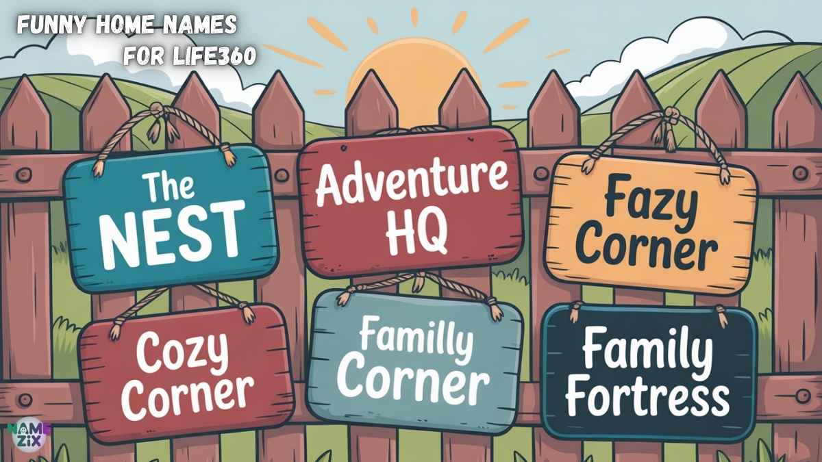 Funny Life360 House Names