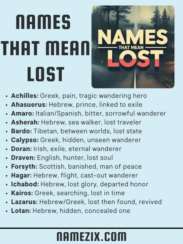 Name That Mean Lost