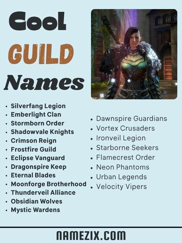 Cool Guild Name