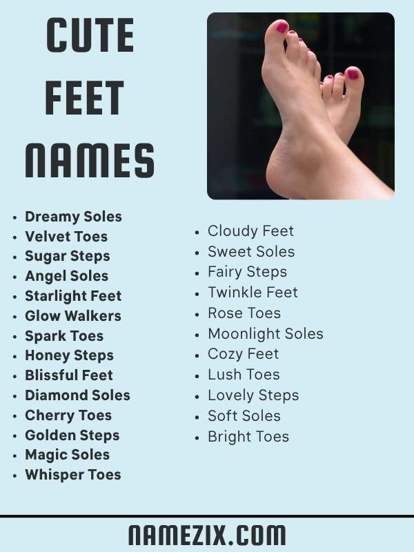 Cute Feet Names