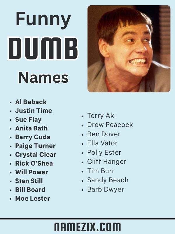 Funny Dumb Names