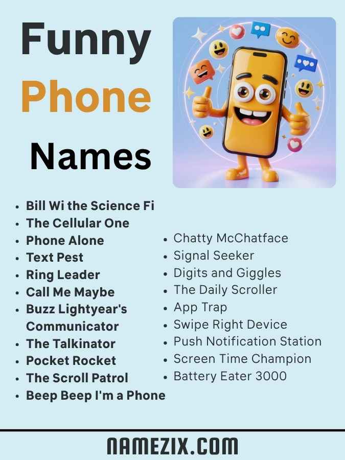 Funny Phone Names