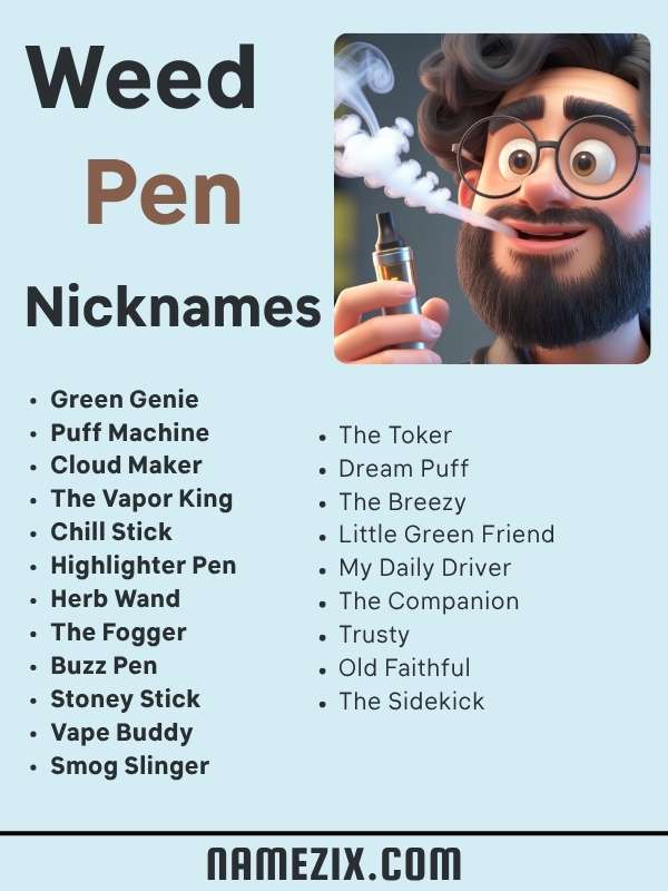 Weed Pen Nicknames