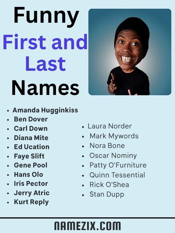 Funny First Last Names