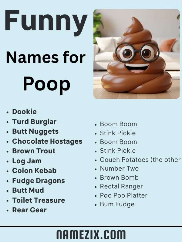 Funny Names for Poop
