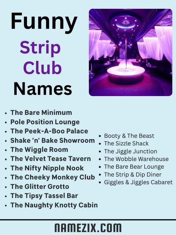 Funny Strip Club Names