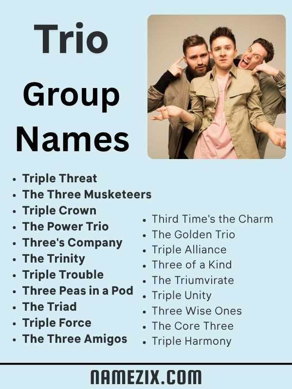 Trio Group Names