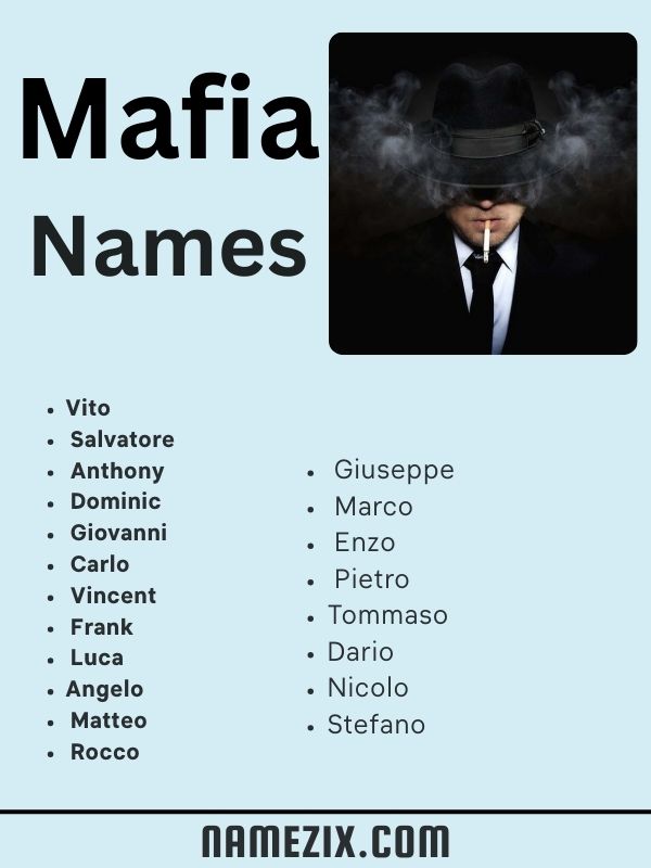 Mafia Names