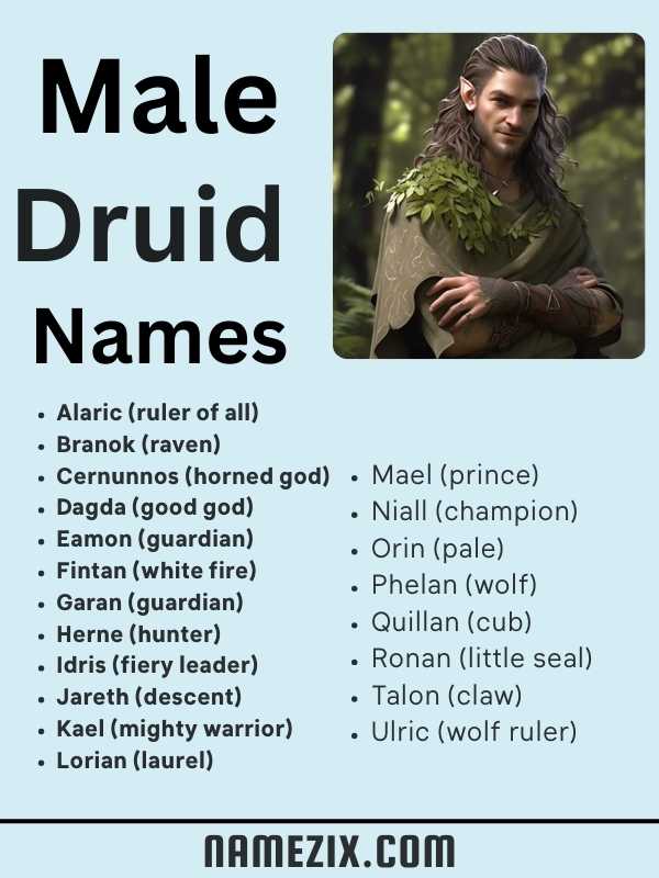 Male Druid Names