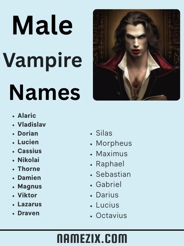 Male Vampire Names