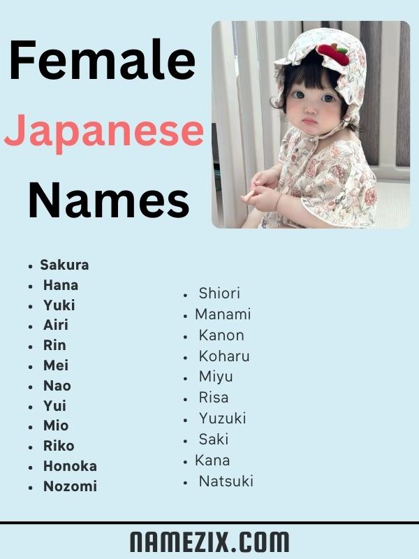 Rare and Unique Female Japanese Names